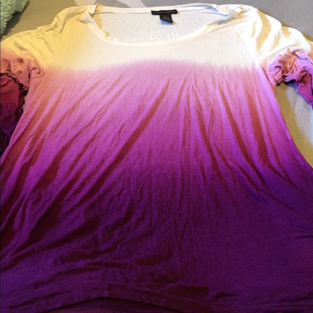 White pink soft blouse